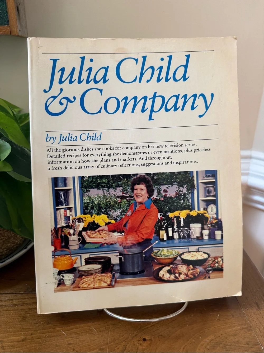 1978 First Edition Julia Child & Company Cookbook paperback